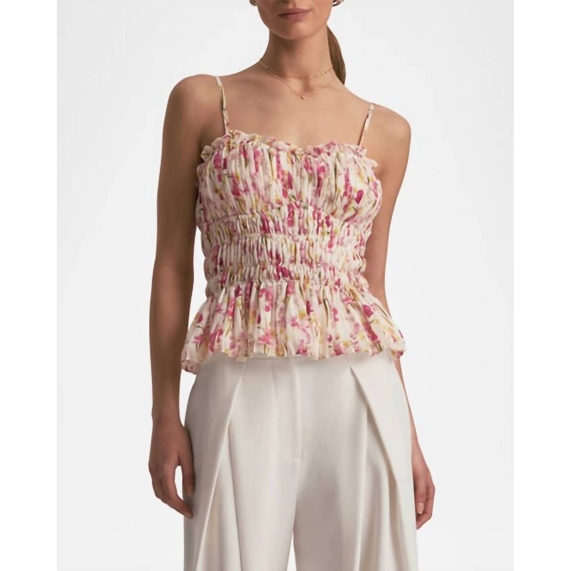 New Favorite Daughter Best Dressed Guest Top In Summer Bouquet